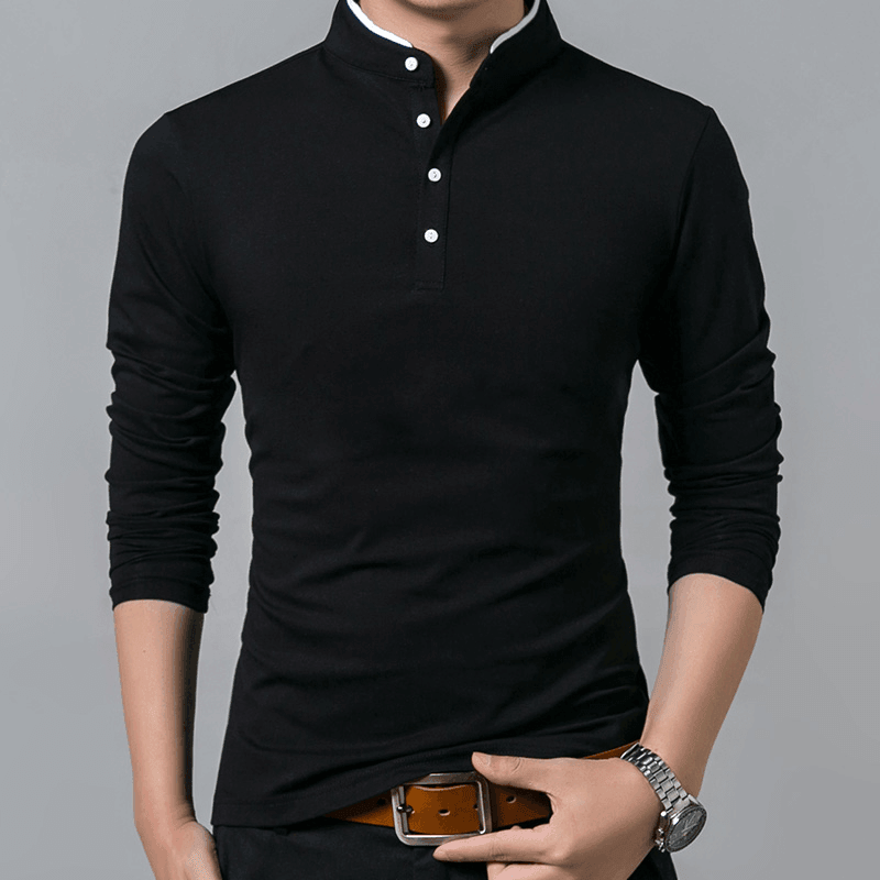 Camisa Masculina Manga Comprida Favocente - Loja Bruna Modas