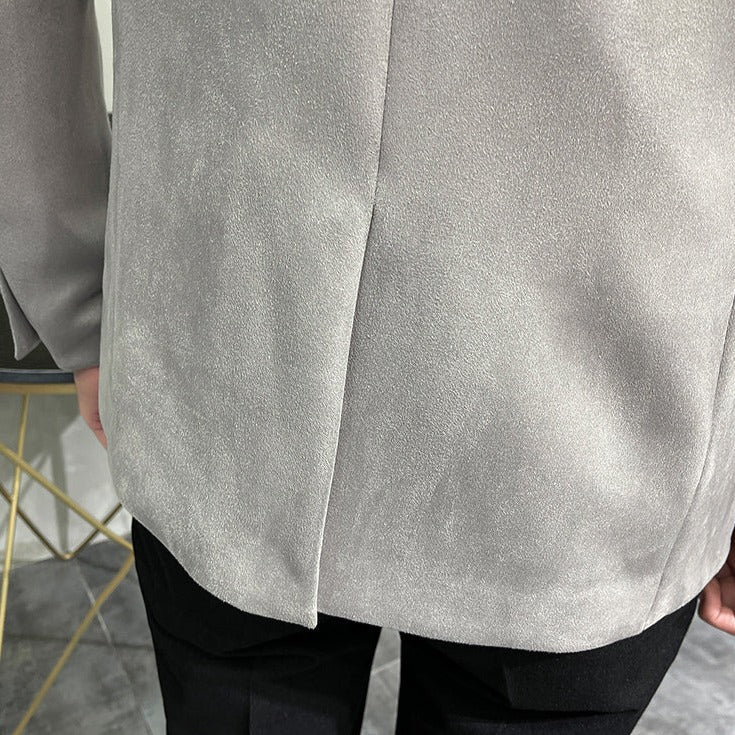 Blazer Social Masculino de Lã – Modelo Slim Fit com 1 Botão