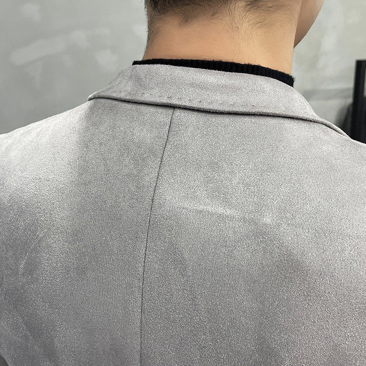 Blazer Social Masculino de Lã – Modelo Slim Fit com 1 Botão