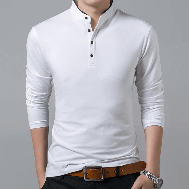 Camisa Masculina Manga Comprida Favocente - Loja Bruna Modas