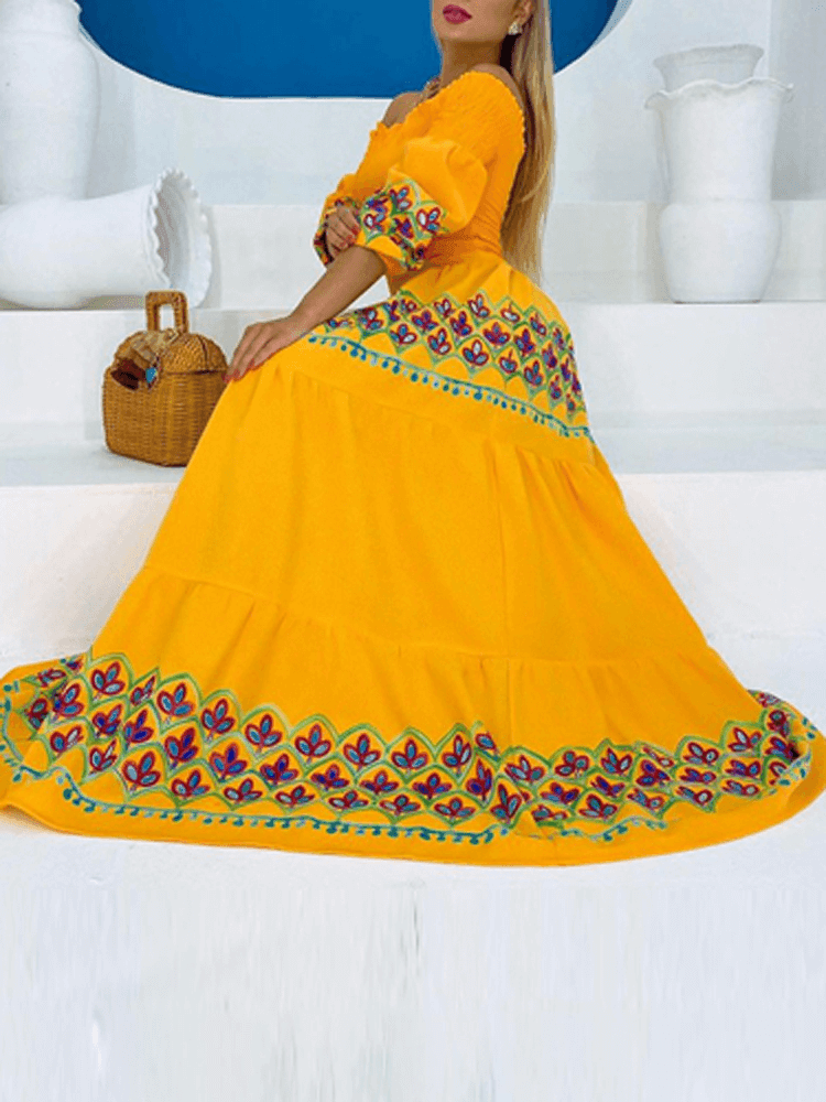 Vestido Longo Lauren - Loja Bruna Modas