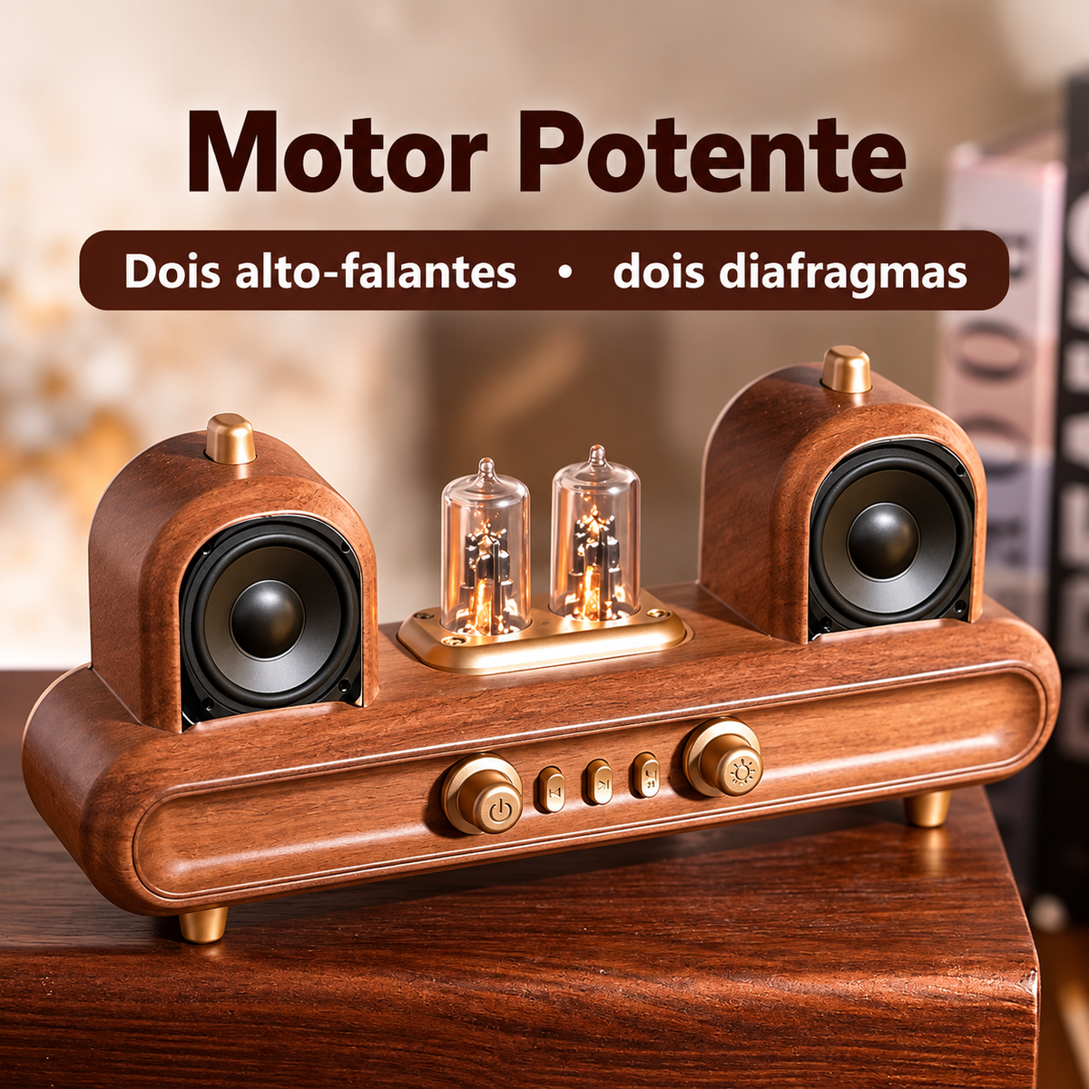 Caixa de Som Portátil Retrô Sonavelle