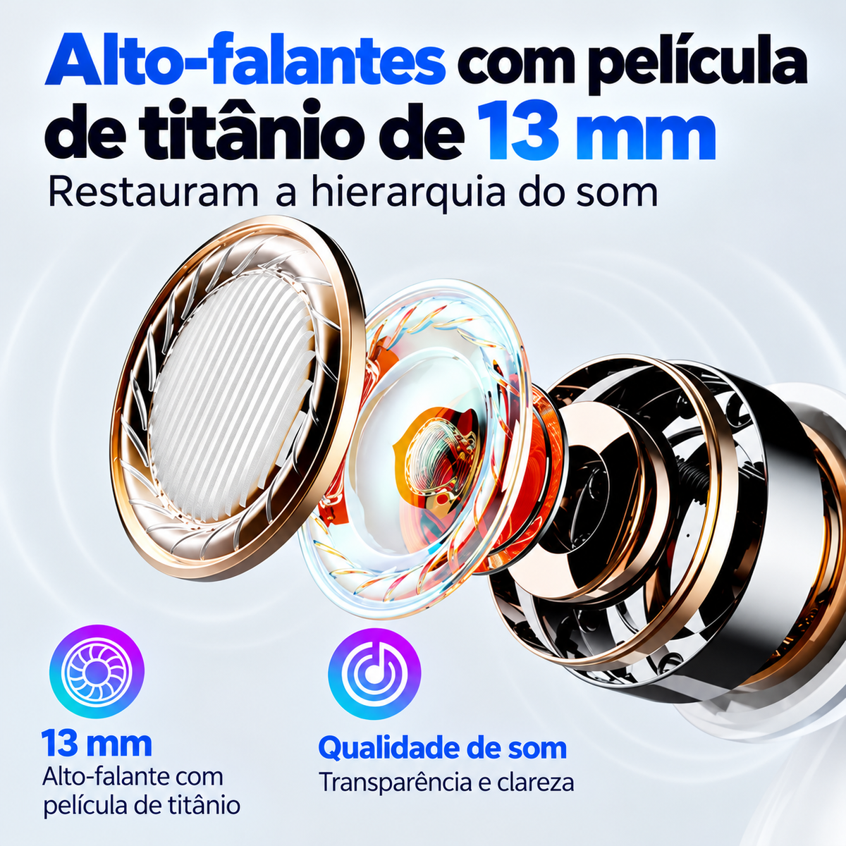 Fone de Ouvido Sem Fio Discreto SleepTone