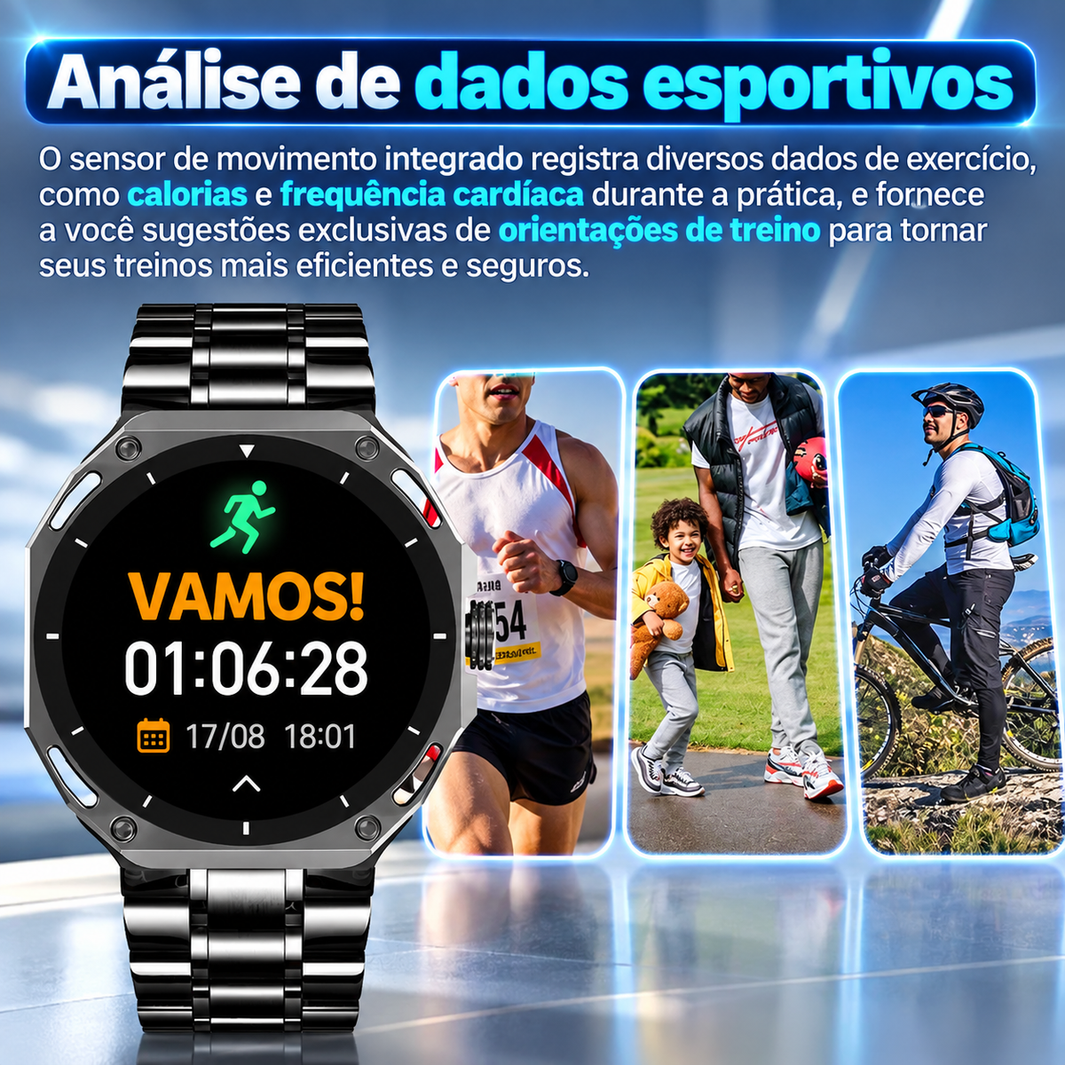 Smartwatch Masculino Executivo Veyroncrest