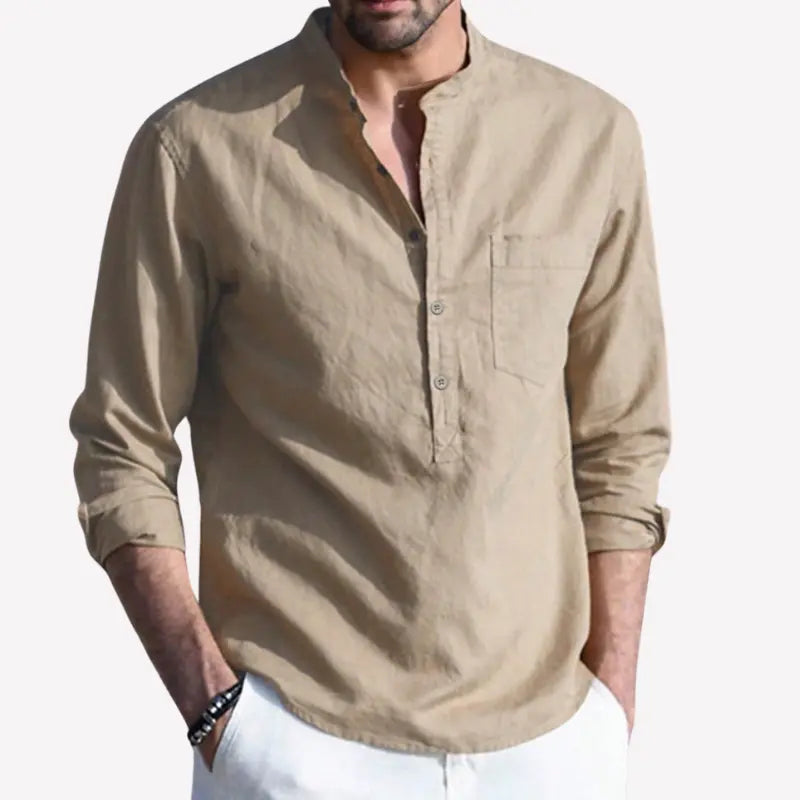 Camisa Masculina de Linho Bruna Modas