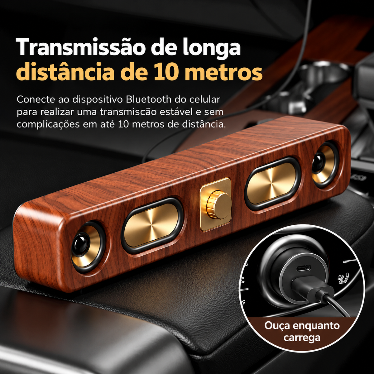 Caixa de Som Retrô Cadensia