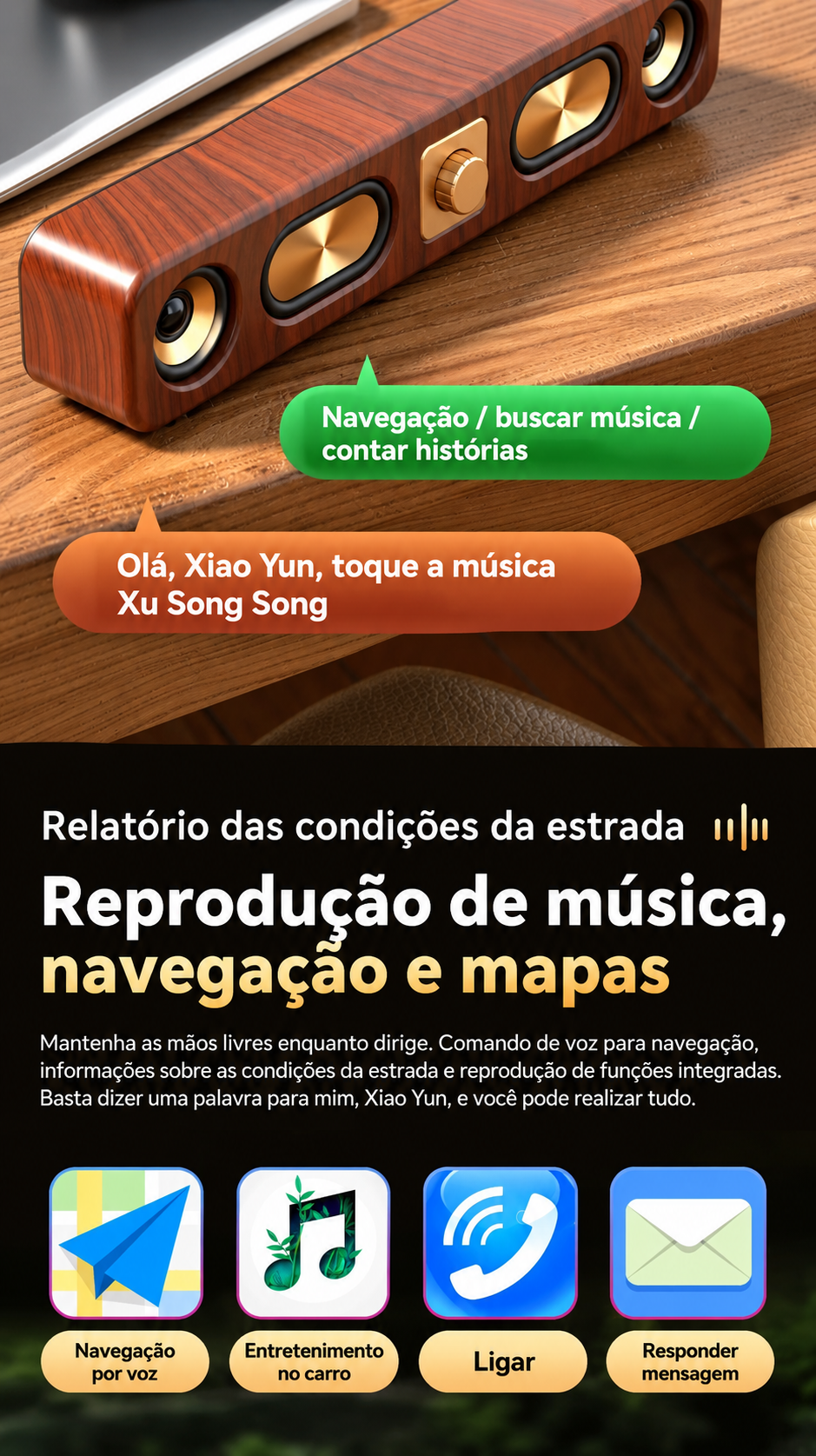 Caixa de Som Retrô Cadensia