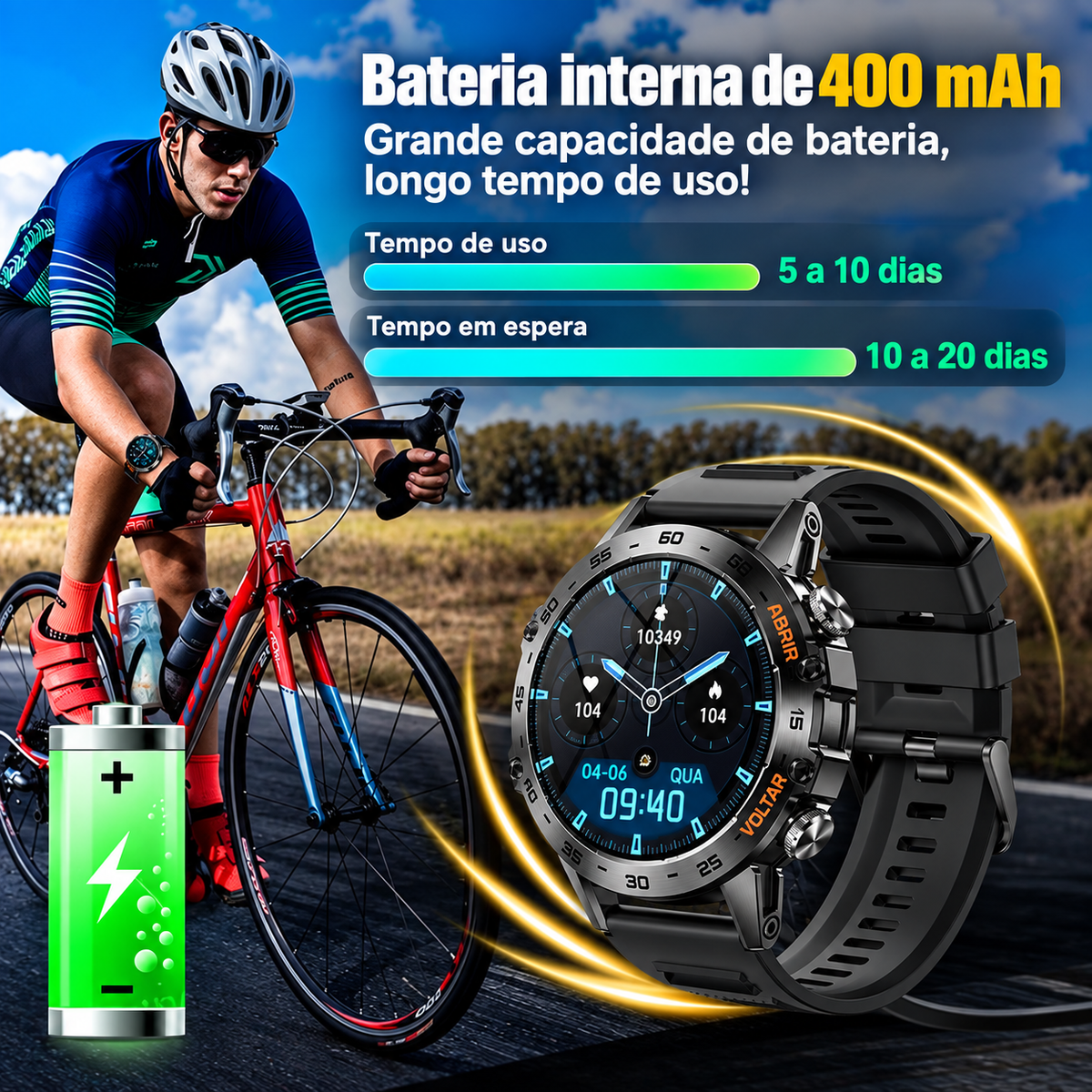 Smartwatch Masculino CallForge