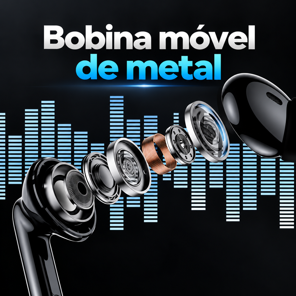 Fone de Ouvido Bluetooth Alta Definição QuietWave