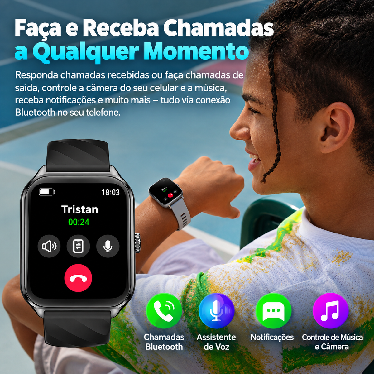 Smartwatch AMOLED Esportivo CityBeat