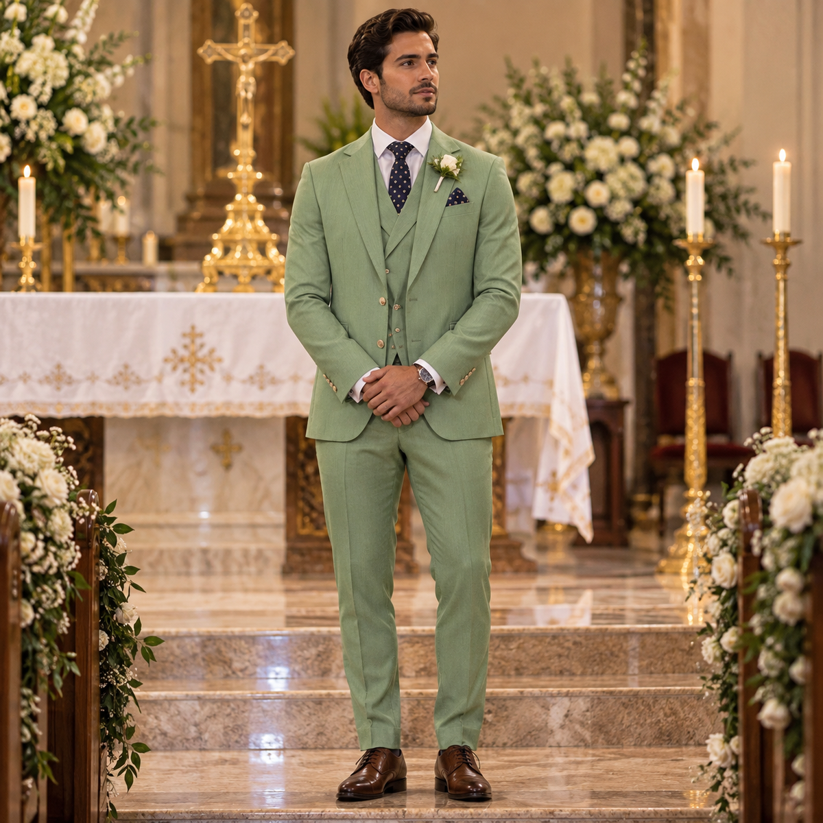 Terno Masculino Slim Jade