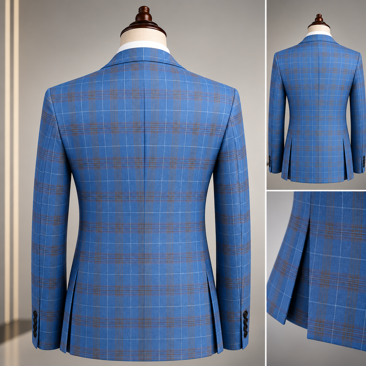 Terno Masculino Slim Cobalto
