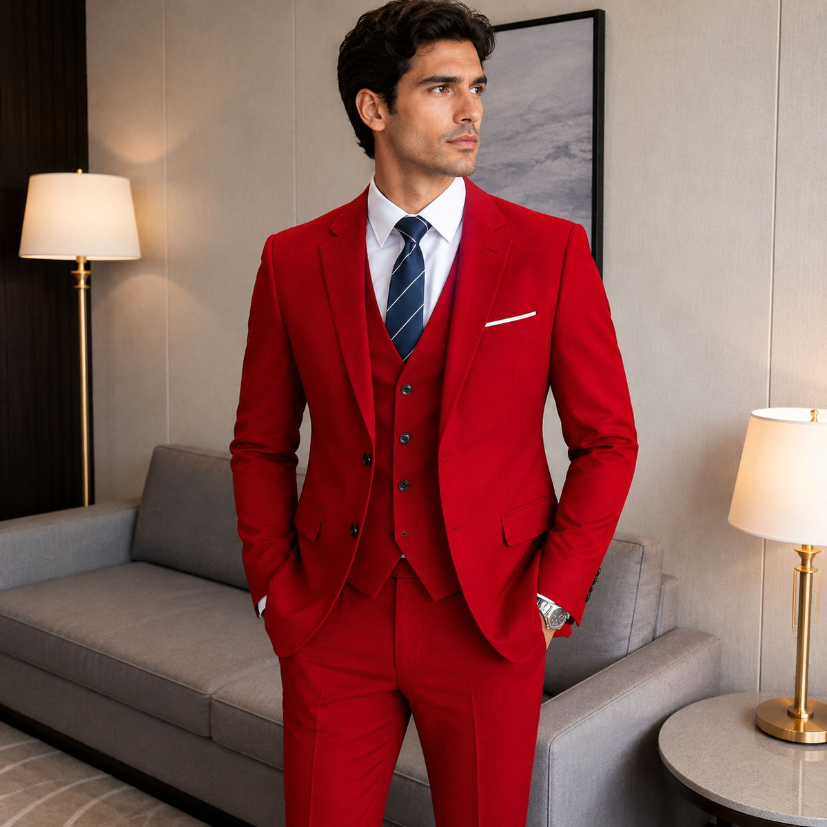 Terno Masculino Viena Elegante para Eventos e Trabalho