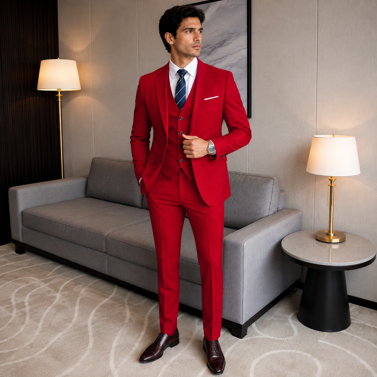 Terno Masculino Viena Elegante para Eventos e Trabalho