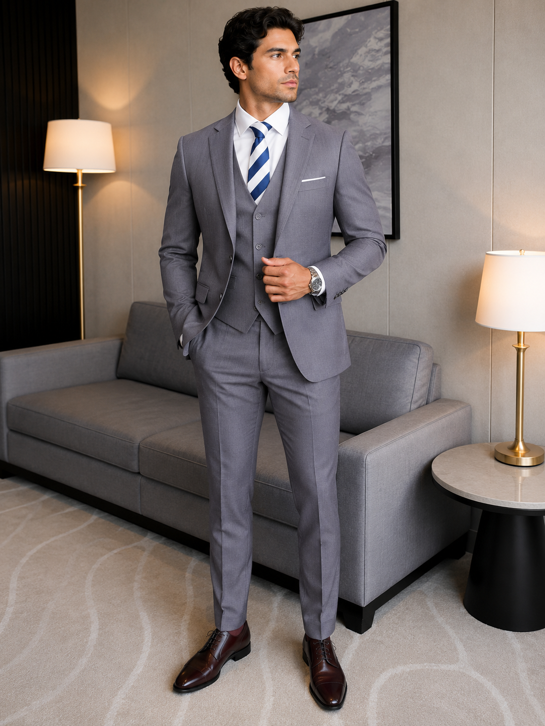Terno Masculino Viena Elegante para Eventos e Trabalho