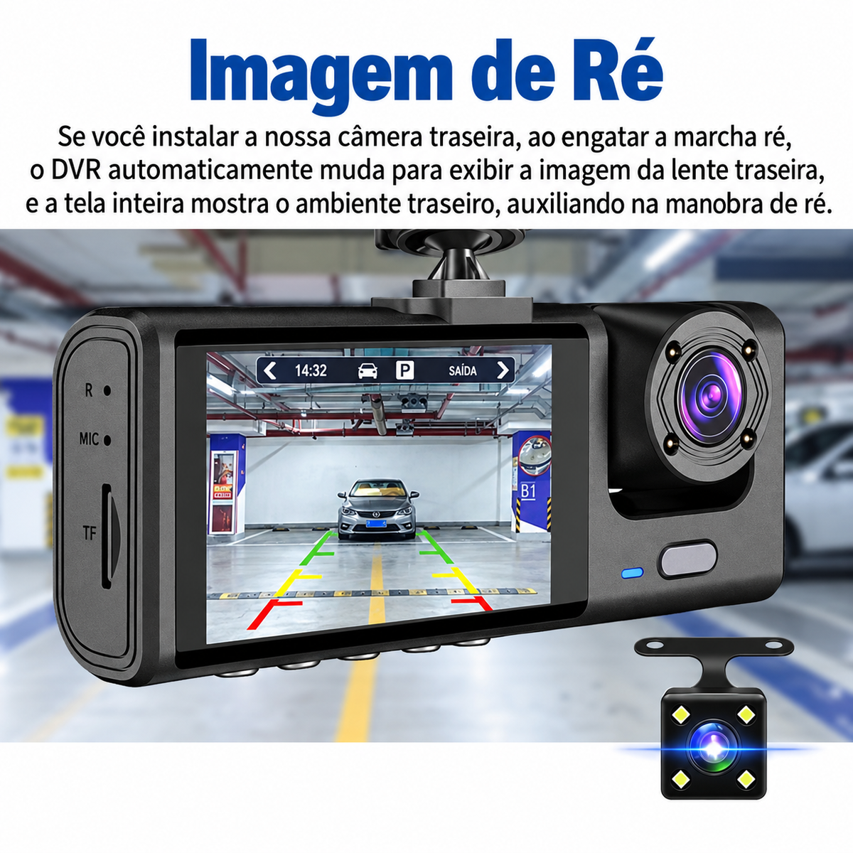 Câmera Veicular com Visão Noturna Roadsentinel
