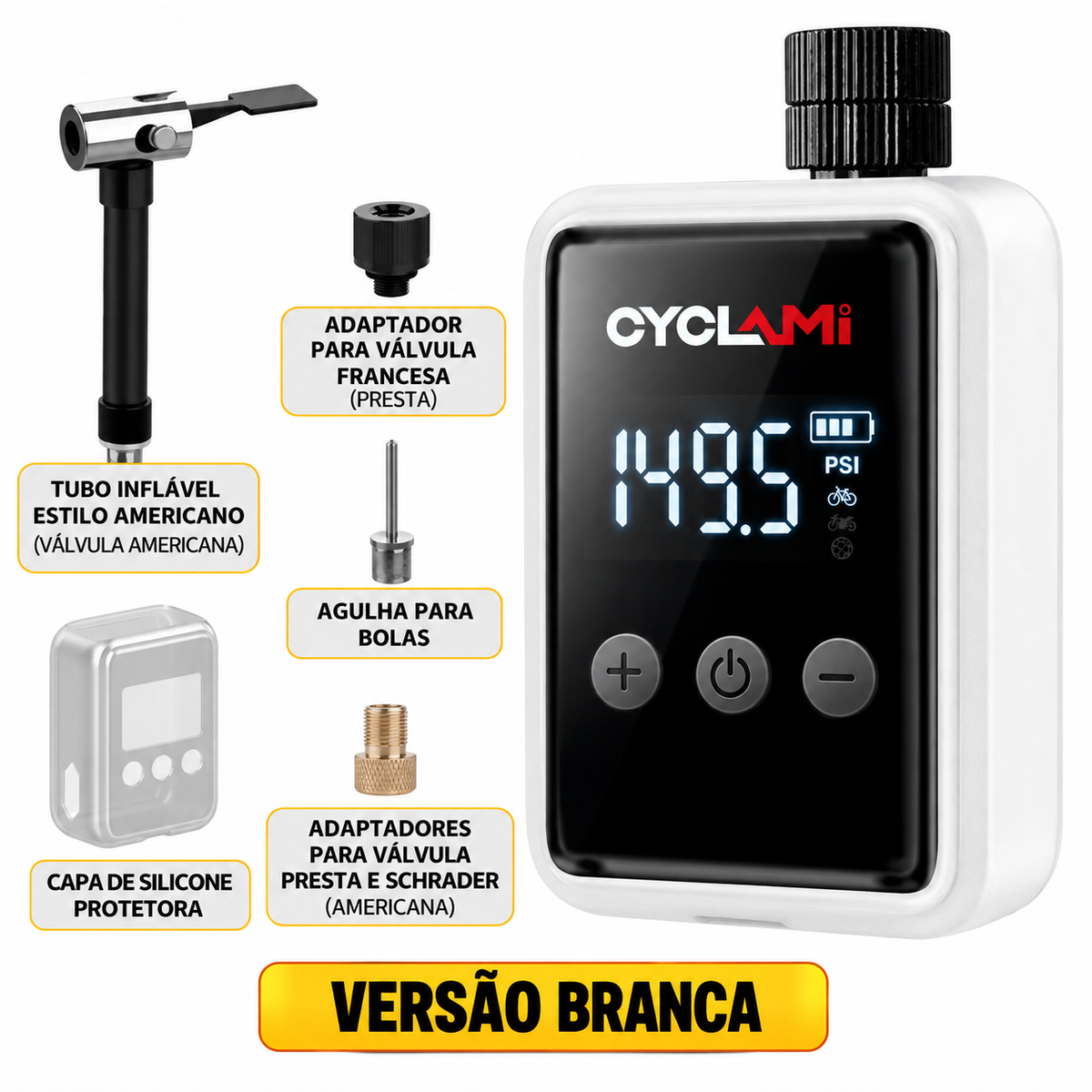 Bomba de Ar para Bicicleta TrailFlux