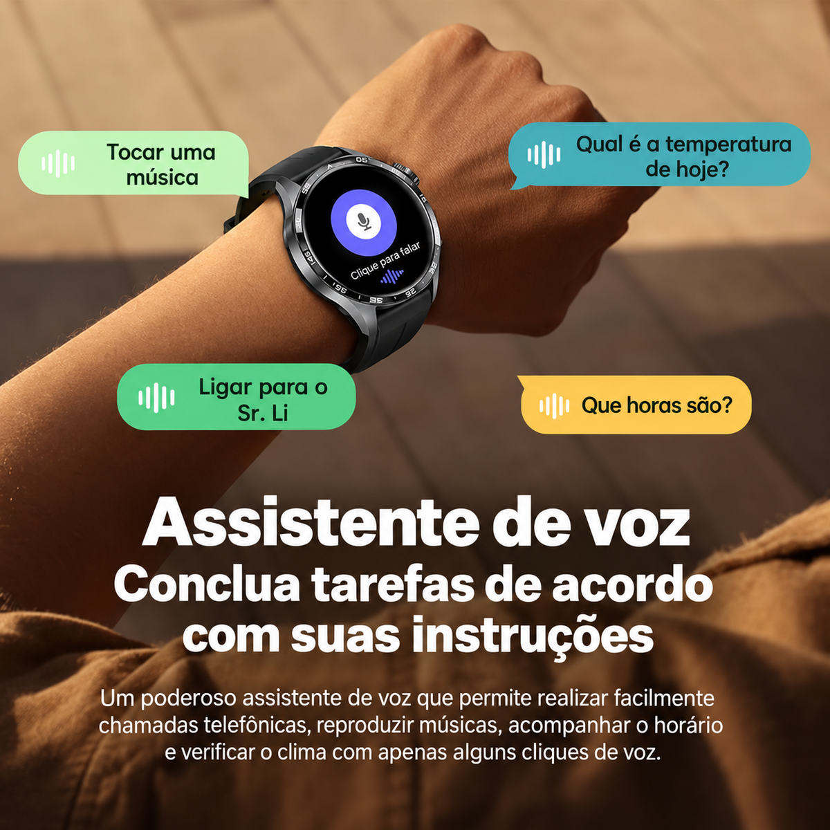 Smartwatch Masculino Esportivo GPS Altair