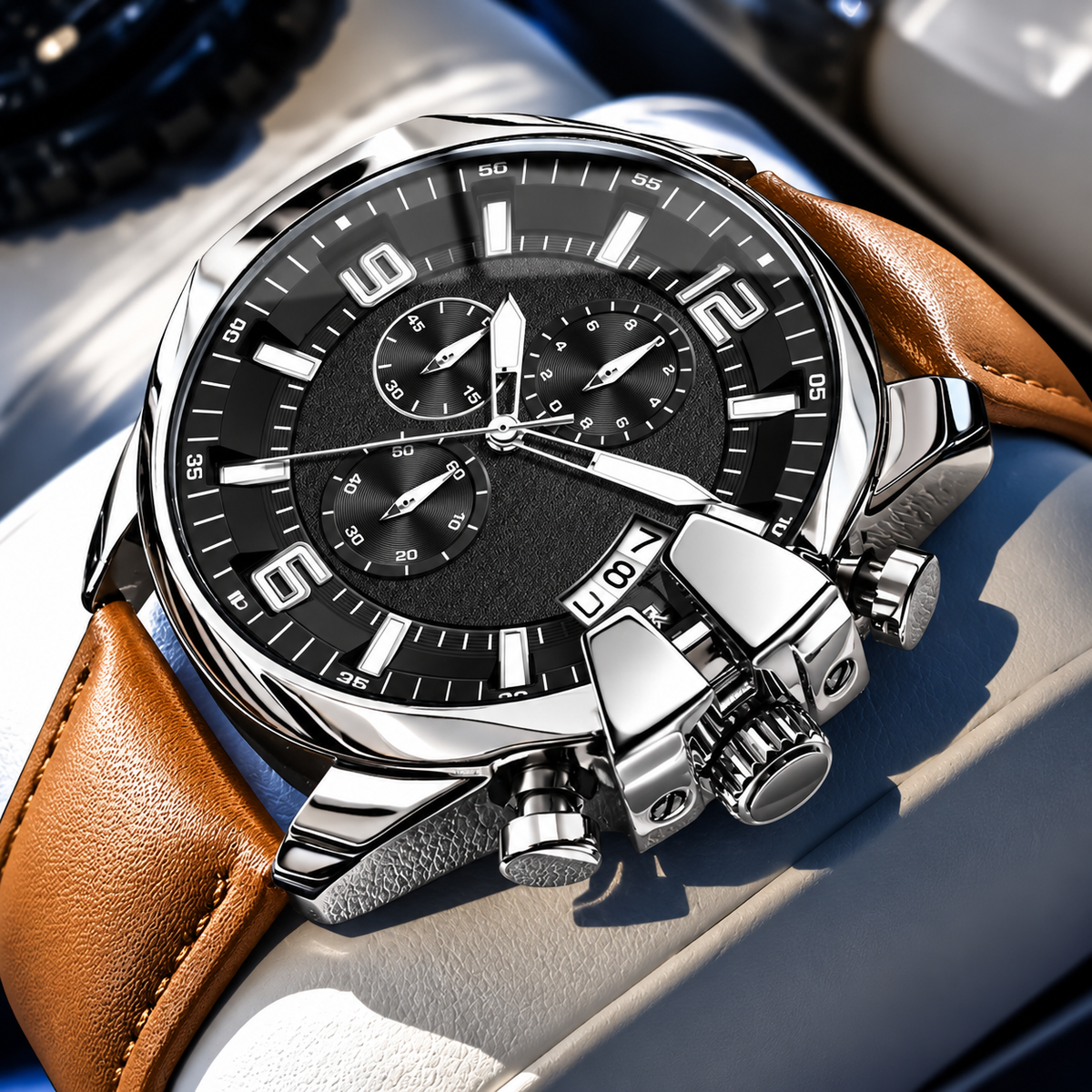 Relógio Masculino Vintage Ashford Date