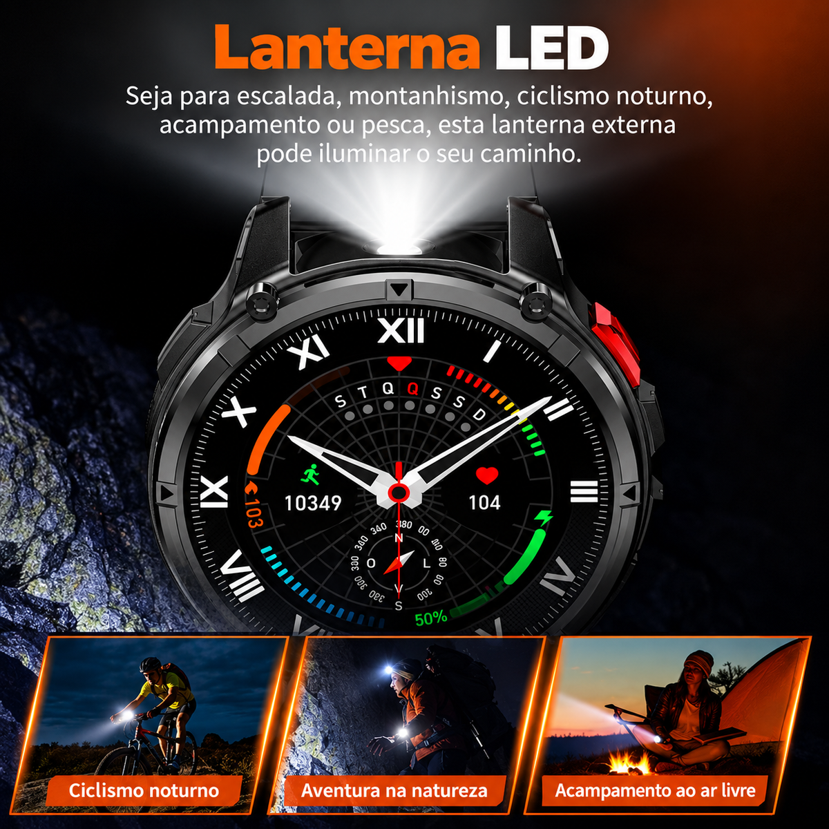 Smartwatch Militar TerraForce Pro
