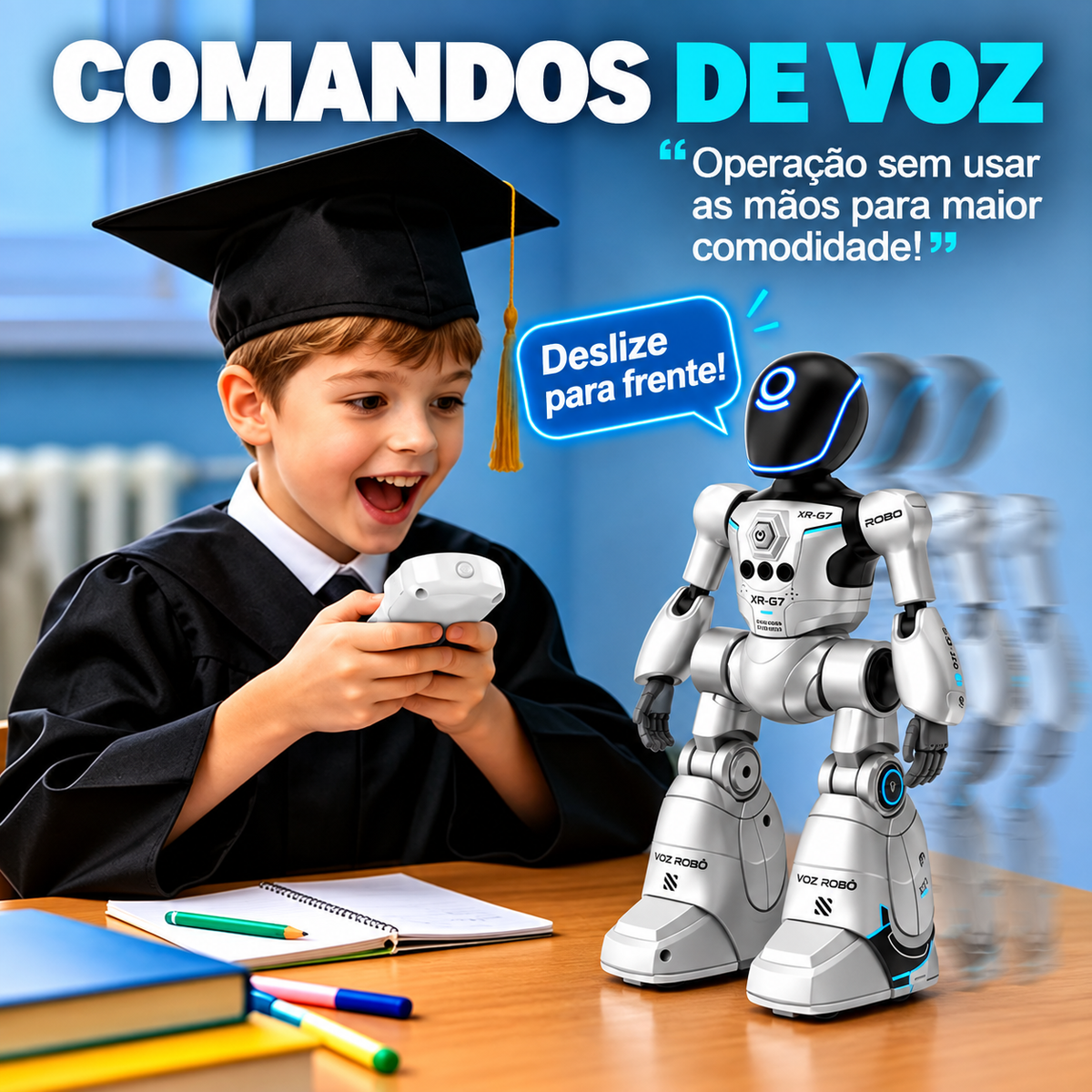 Robô de Brinquedo Interativo Orbitronix