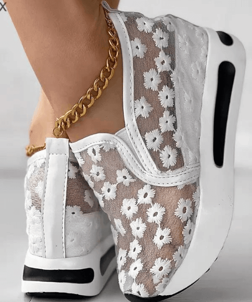 Tênis Feminino Renda Floral Gigifox