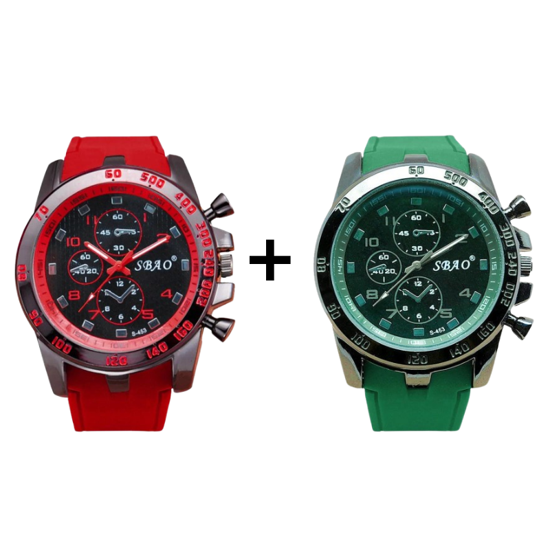 Relógio Masculino Esportivo de Quartzo - LEVE 2 E PAGUE 1