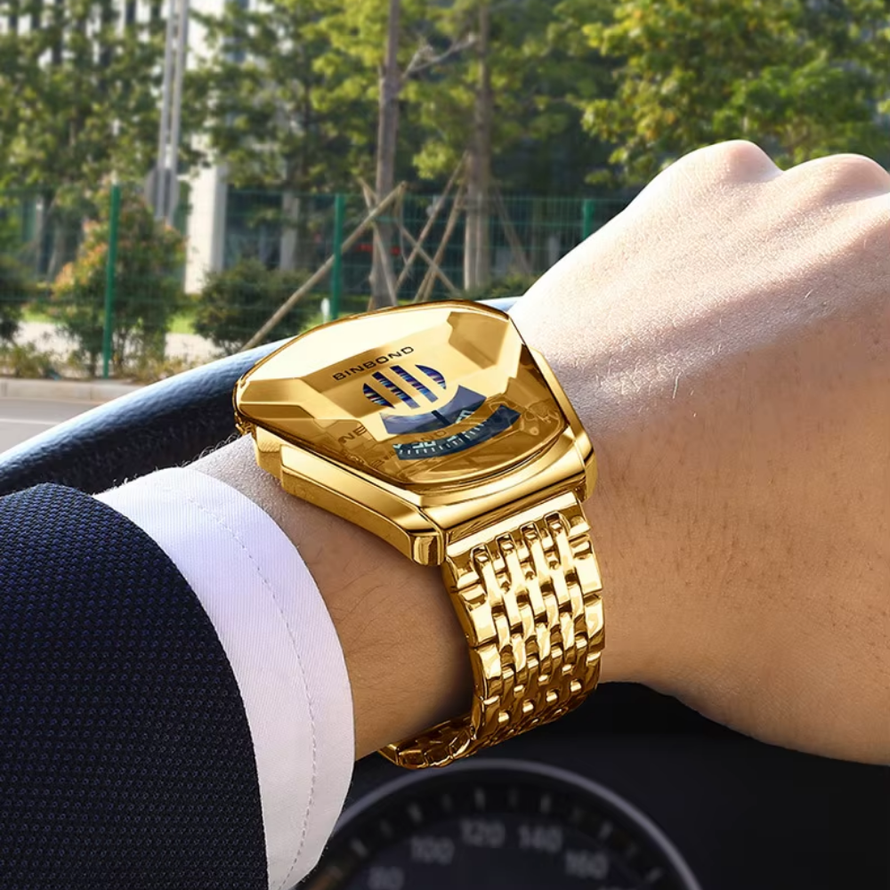 Relógio Masculino de Luxo Corbin Steel