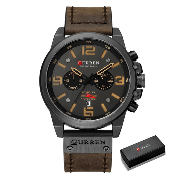 Relógio Masculino Quartzo de Luxo Premium