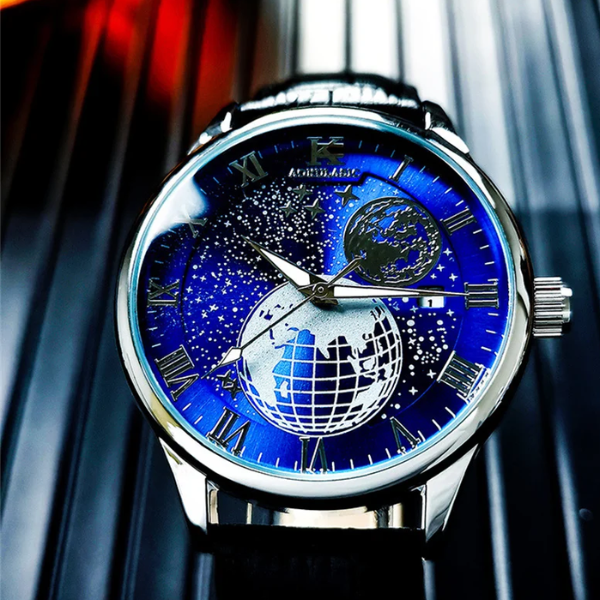 Relógio Masculino Automático de Aço Inoxidável