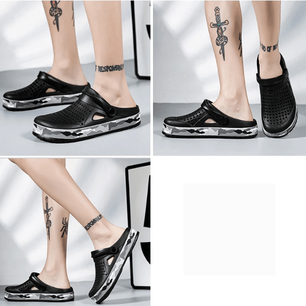 Sandália de Verão Masculina Antiderrapante Smile