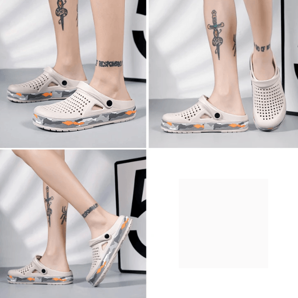 Sandália de Verão Masculina Antiderrapante Smile