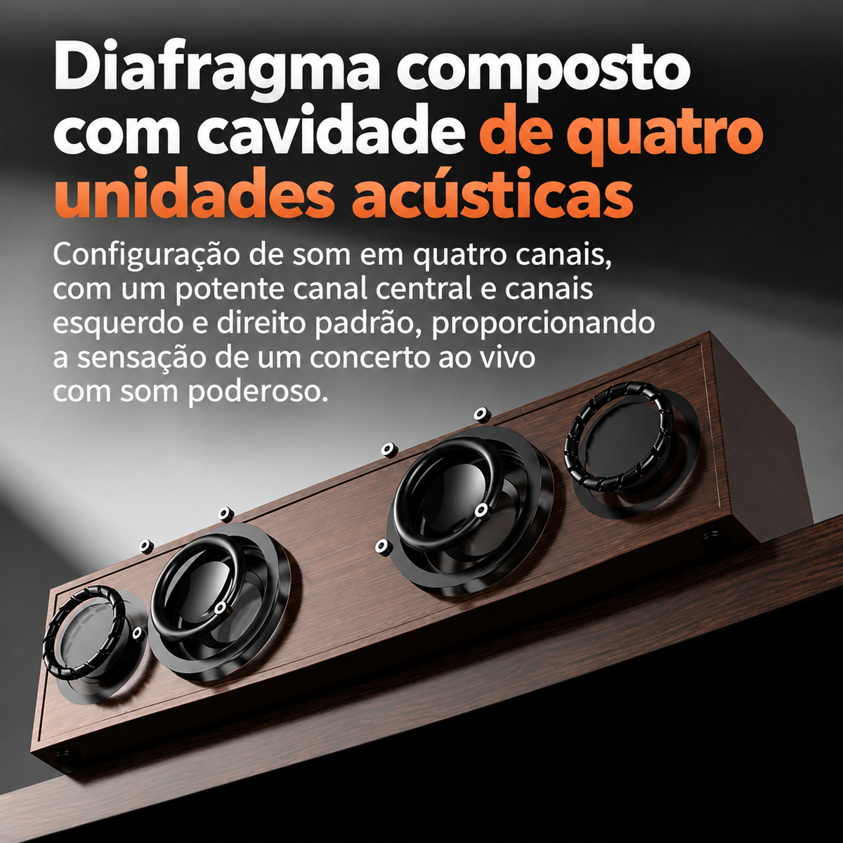 Caixa de Som Multimídia Retrô Timbrelle