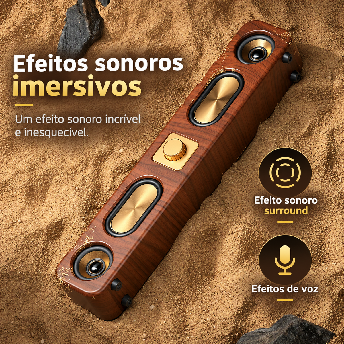 Caixa de Som Retrô Cadensia