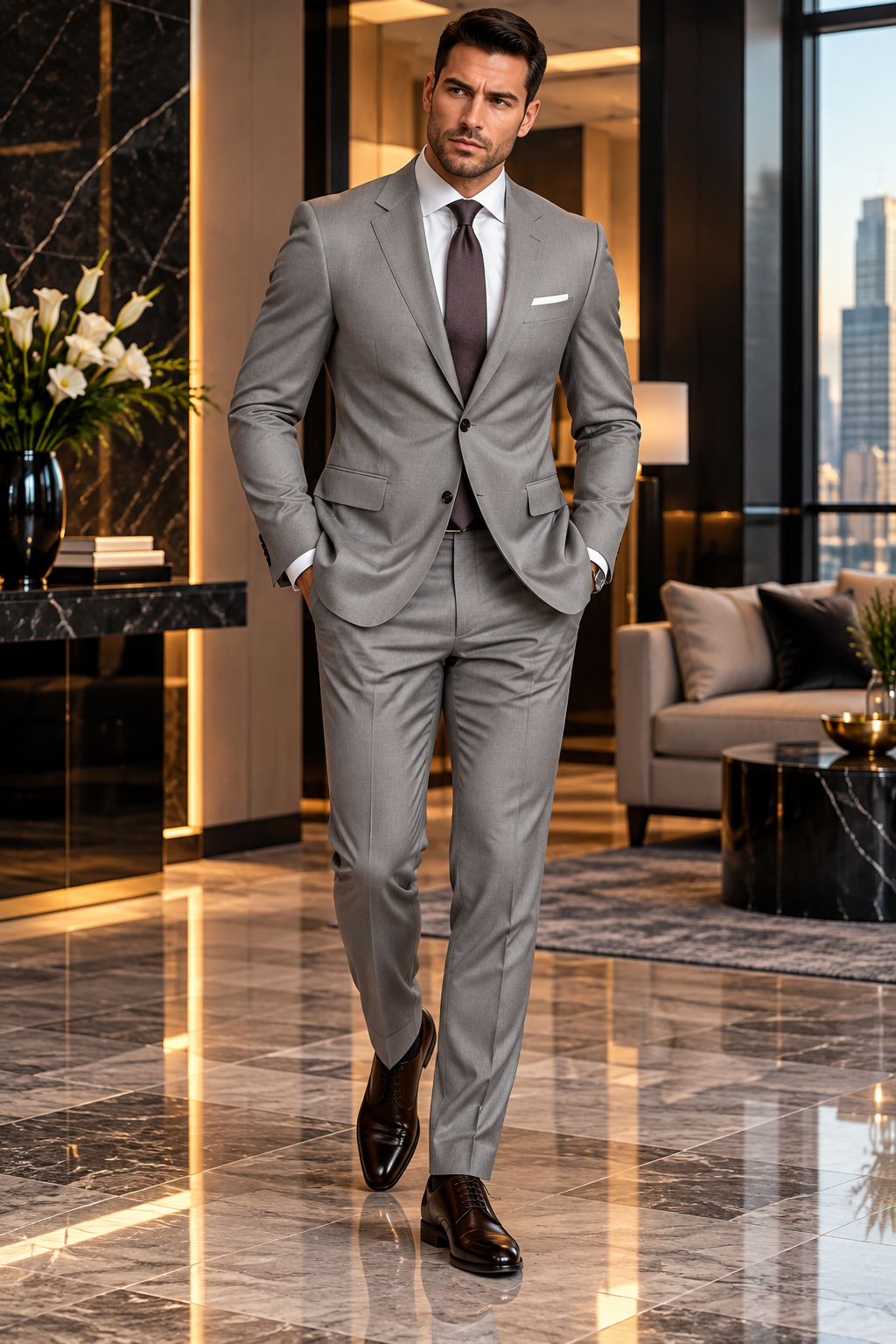 Terno Masculino Slim 2 Peças Avelcourt