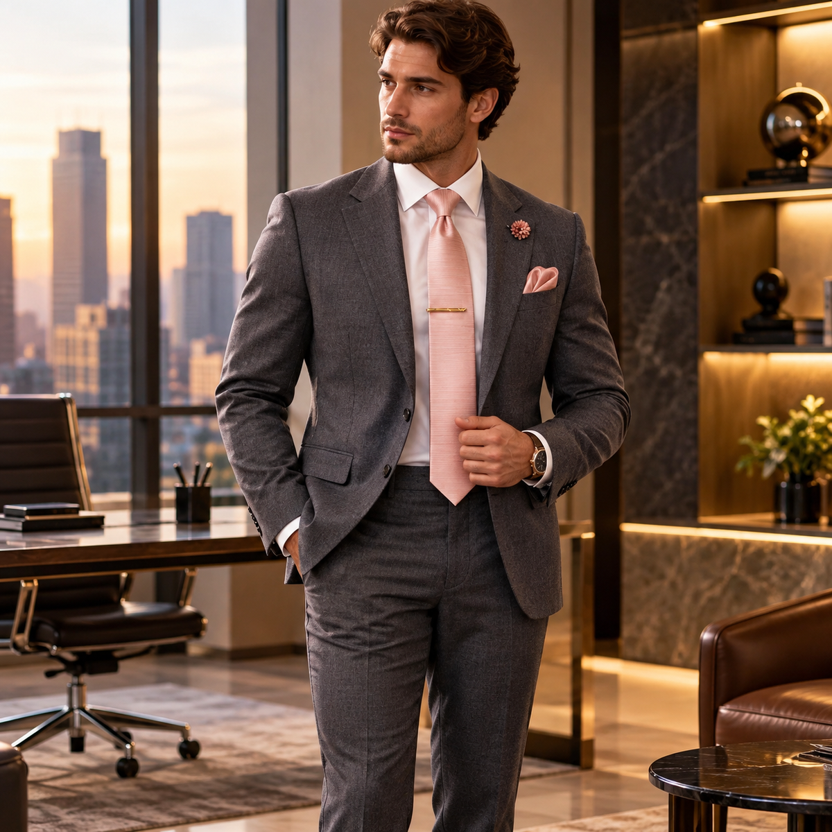 Gravata Masculina Social Rosencourt