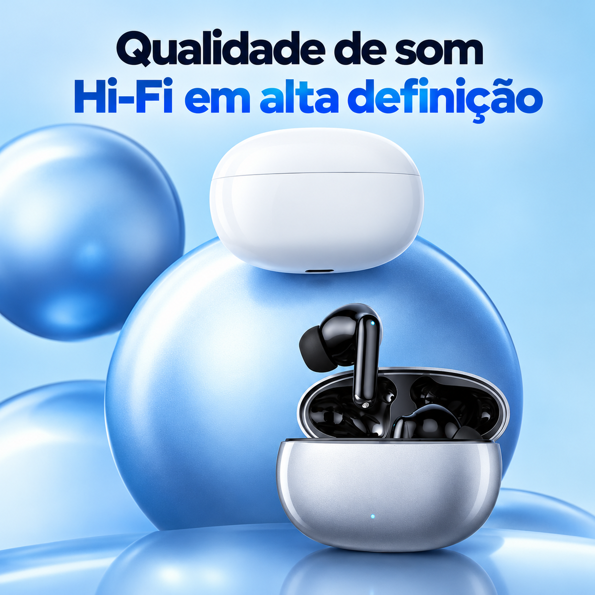 Fone de Ouvido Bluetooth Alta Definição QuietWave