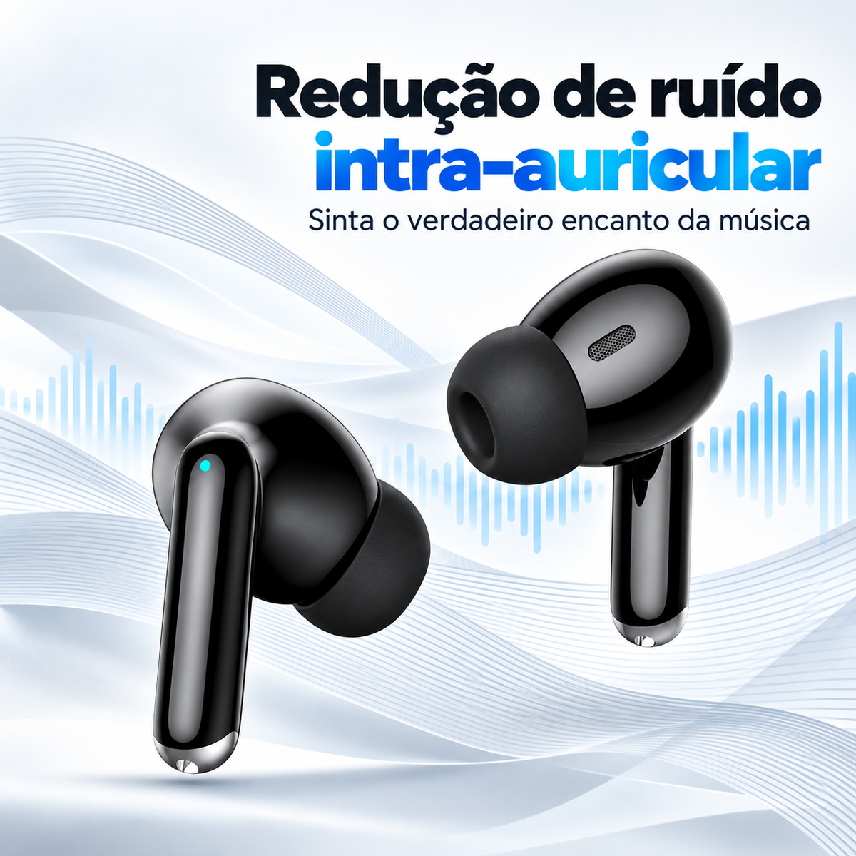 Fone de Ouvido Bluetooth Alta Definição QuietWave