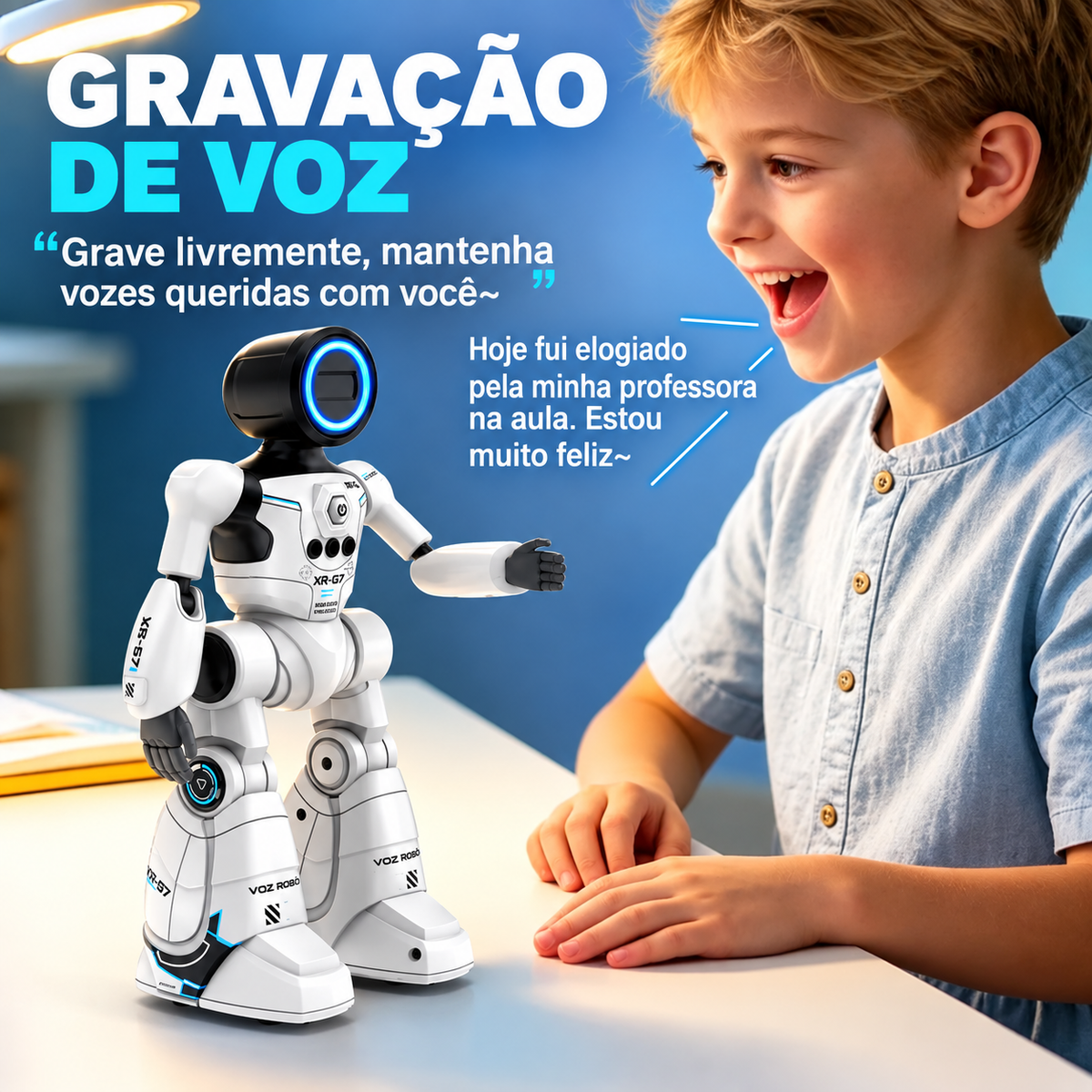 Robô de Brinquedo Interativo Orbitronix