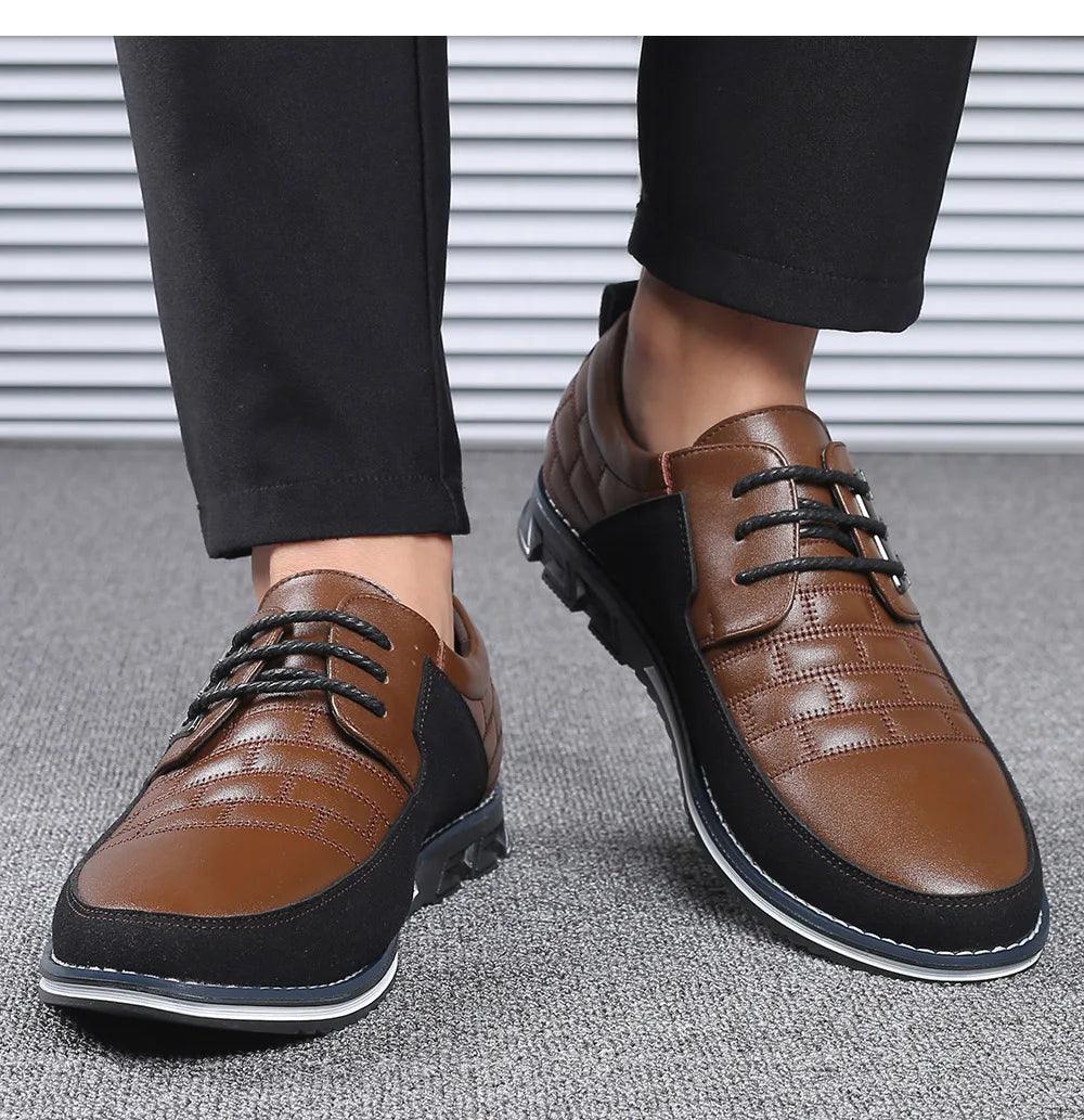 Sapato Masculino de Couro Sintético Clássico