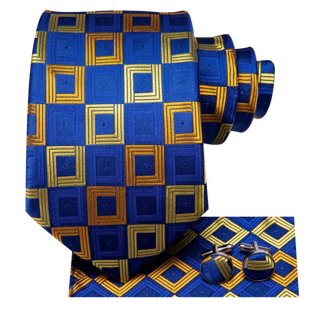 Conjunto de Gravata Masculina de Seda Floral Hi-Tie