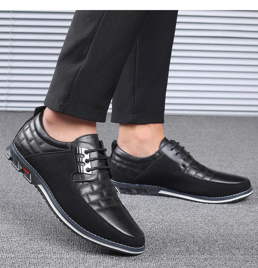 Sapato Masculino de Couro Sintético Clássico
