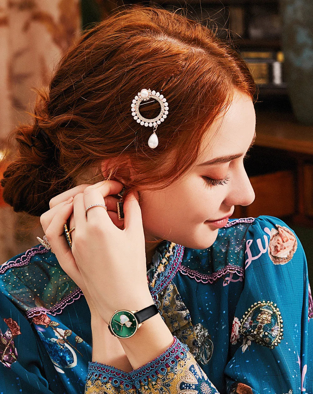 Relógio Feminino Viena com Strass