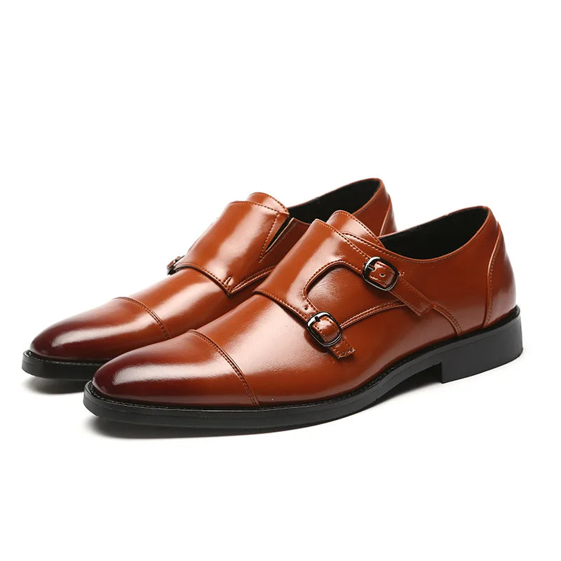 Sapato Social Masculino Derby com Fivela