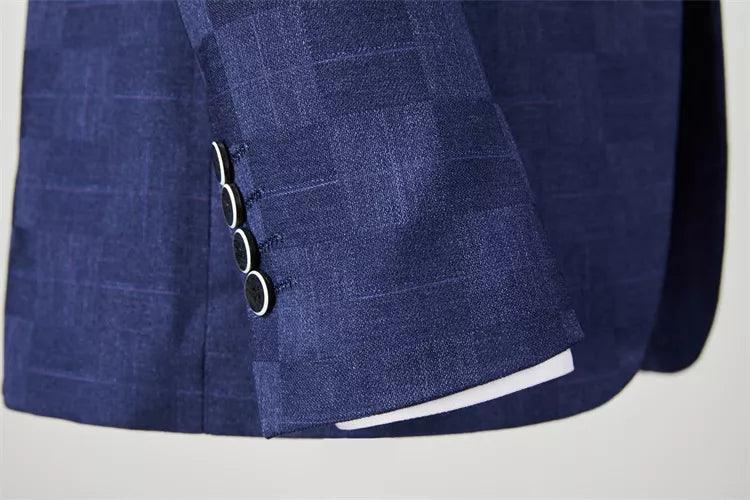 Terno Masculino Xadrex Slim Fit Ainsworth