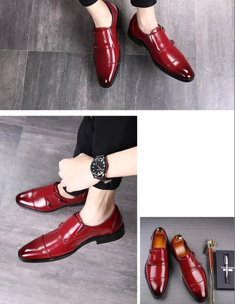 Sapato Social Masculino Derby com Fivela by Loja Bruna Modas