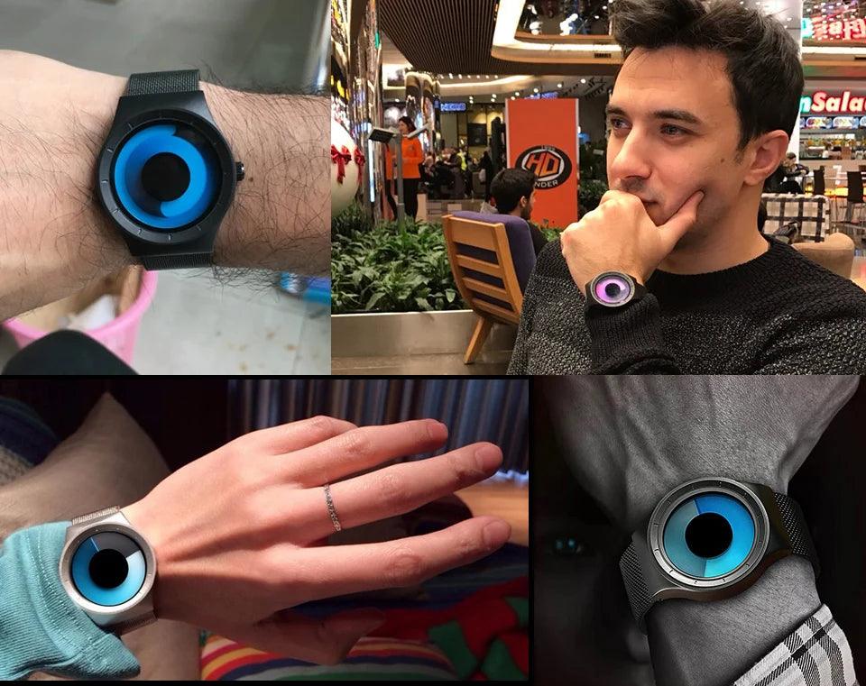 Relógio Masculino de Quartzo Criativo