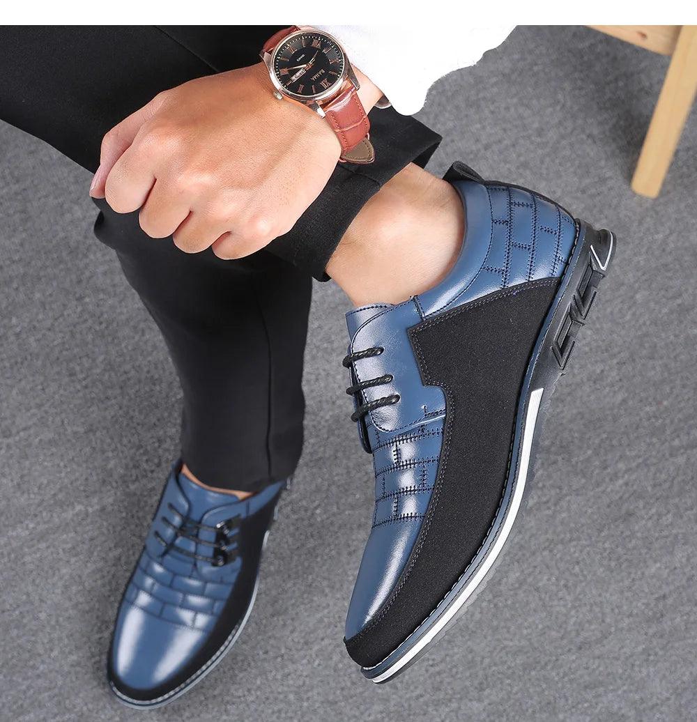 Sapato Masculino de Couro Sintético Clássico