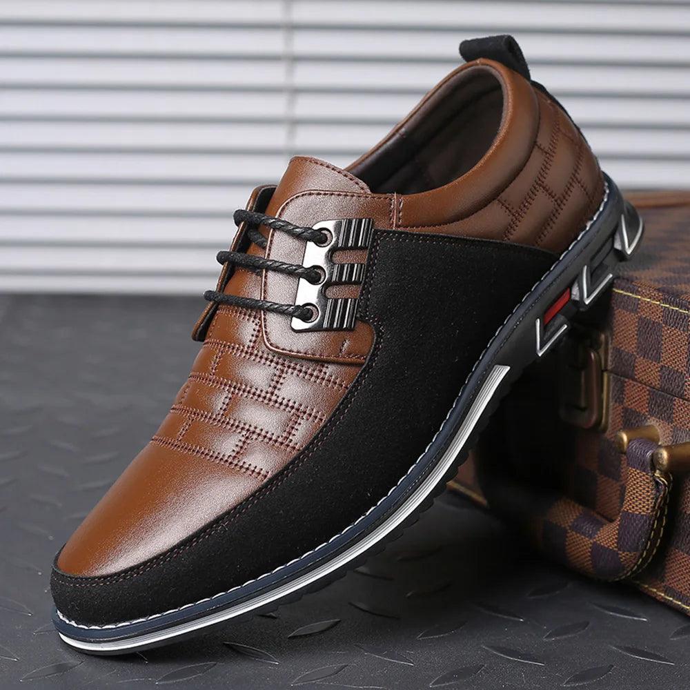 Sapato Masculino de Couro Sintético Clássico