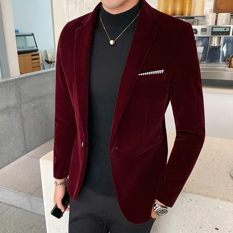 Blazer Masculino Vermelho